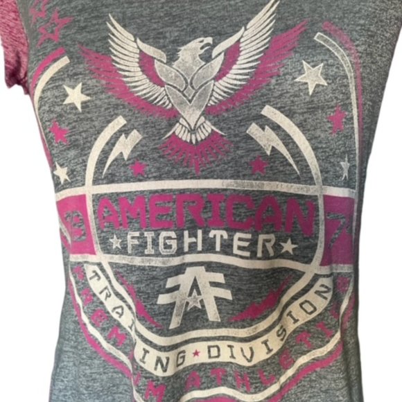 Affliction American Fighter Scoop Neck Tee - Picture 3 of 8
